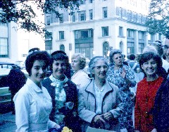 S1244 Ruth Bennet McDougal Dorrough; Alice Bennett; Alelaide Haydock; Ann Bennett; nurse graduation John Hancock Building